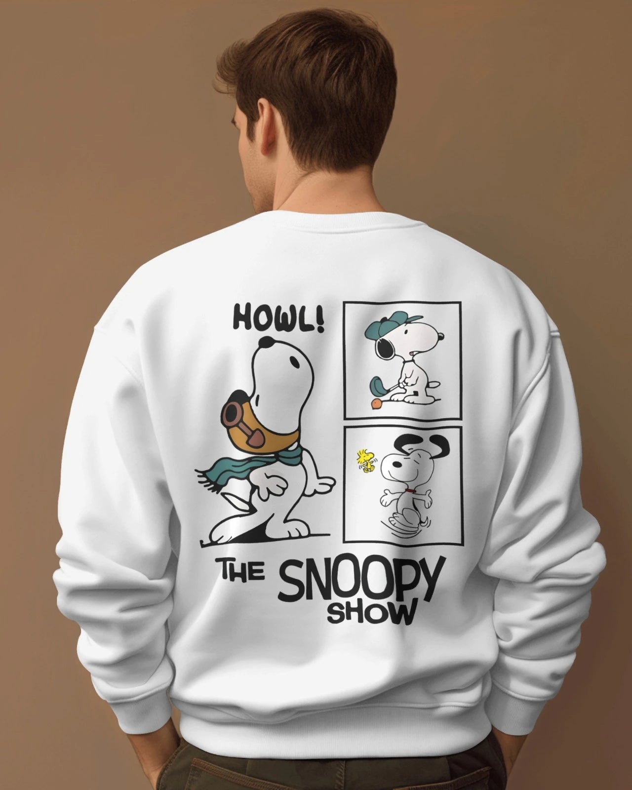 Snoopy Vibes Mens Sweatshirt