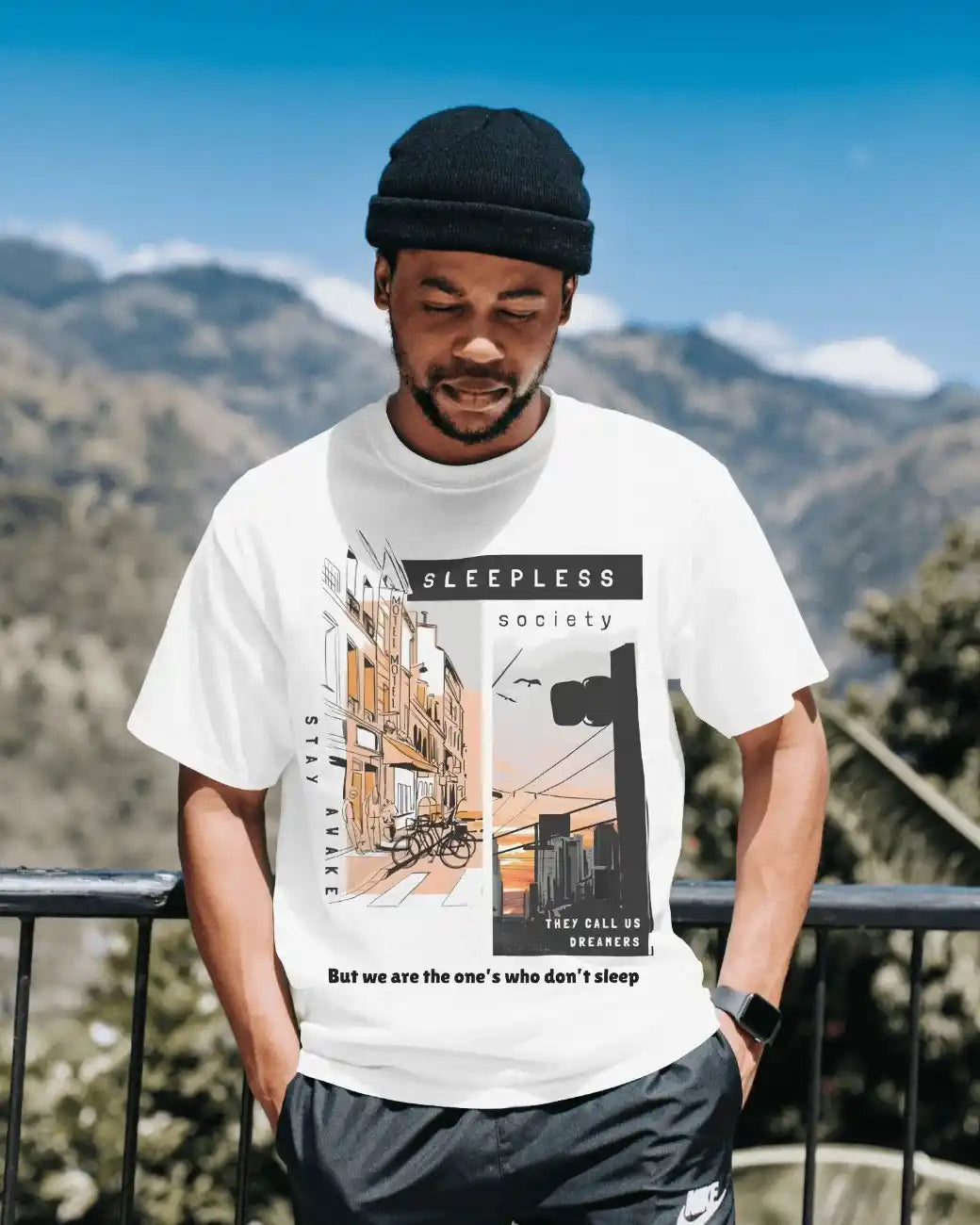 Sleepless Society Mens Oversized T-shirt