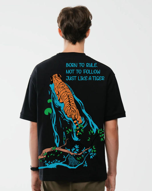 Premium Jungle King Mens Oversize T-shirt