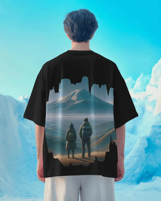 Mt. Fuji Dreams Mens Oversized T-shirt