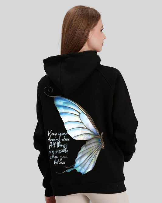 Believe in Beautiful Womens Hoodie
