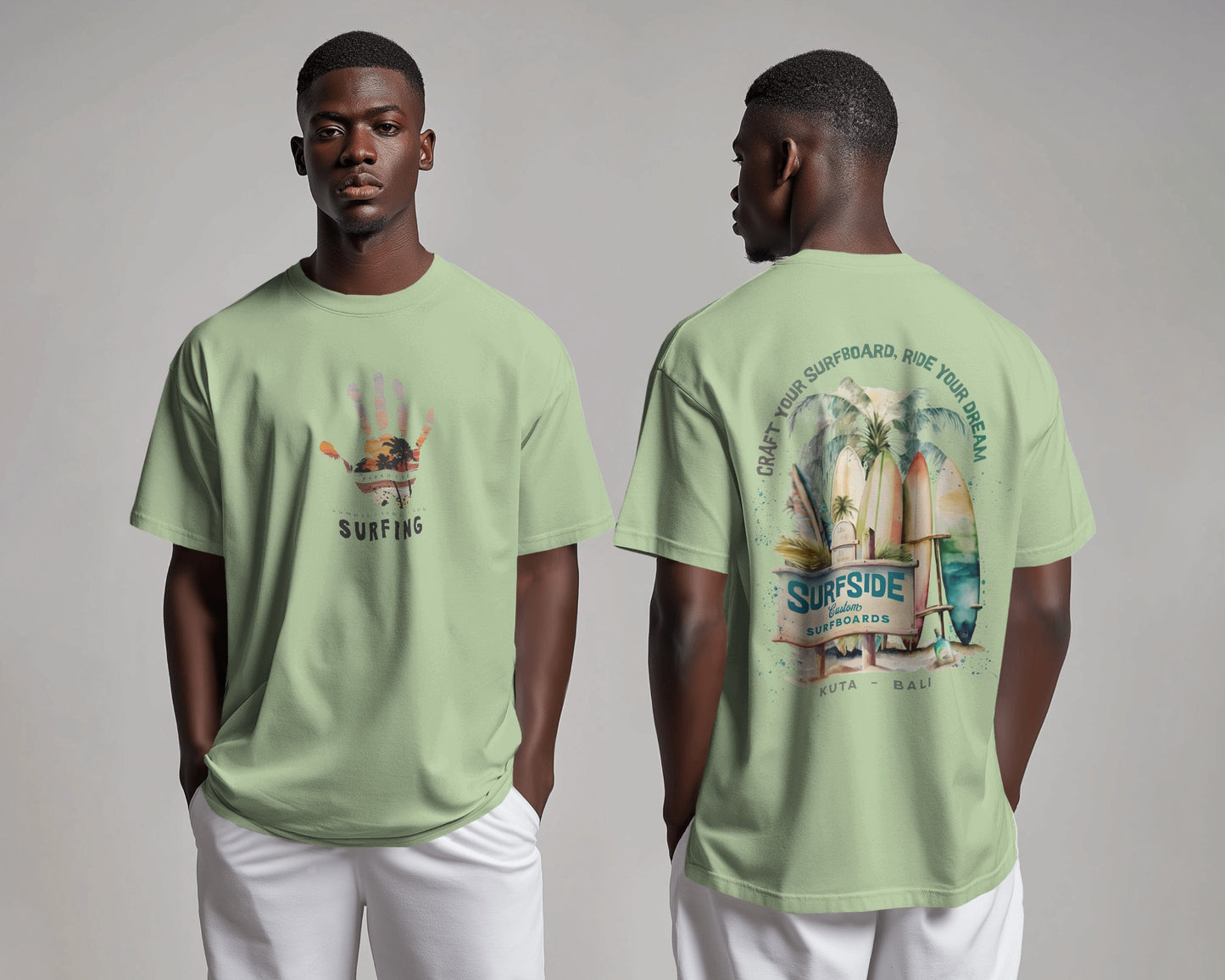 Surfside Dream Mens Oversized T-shirt