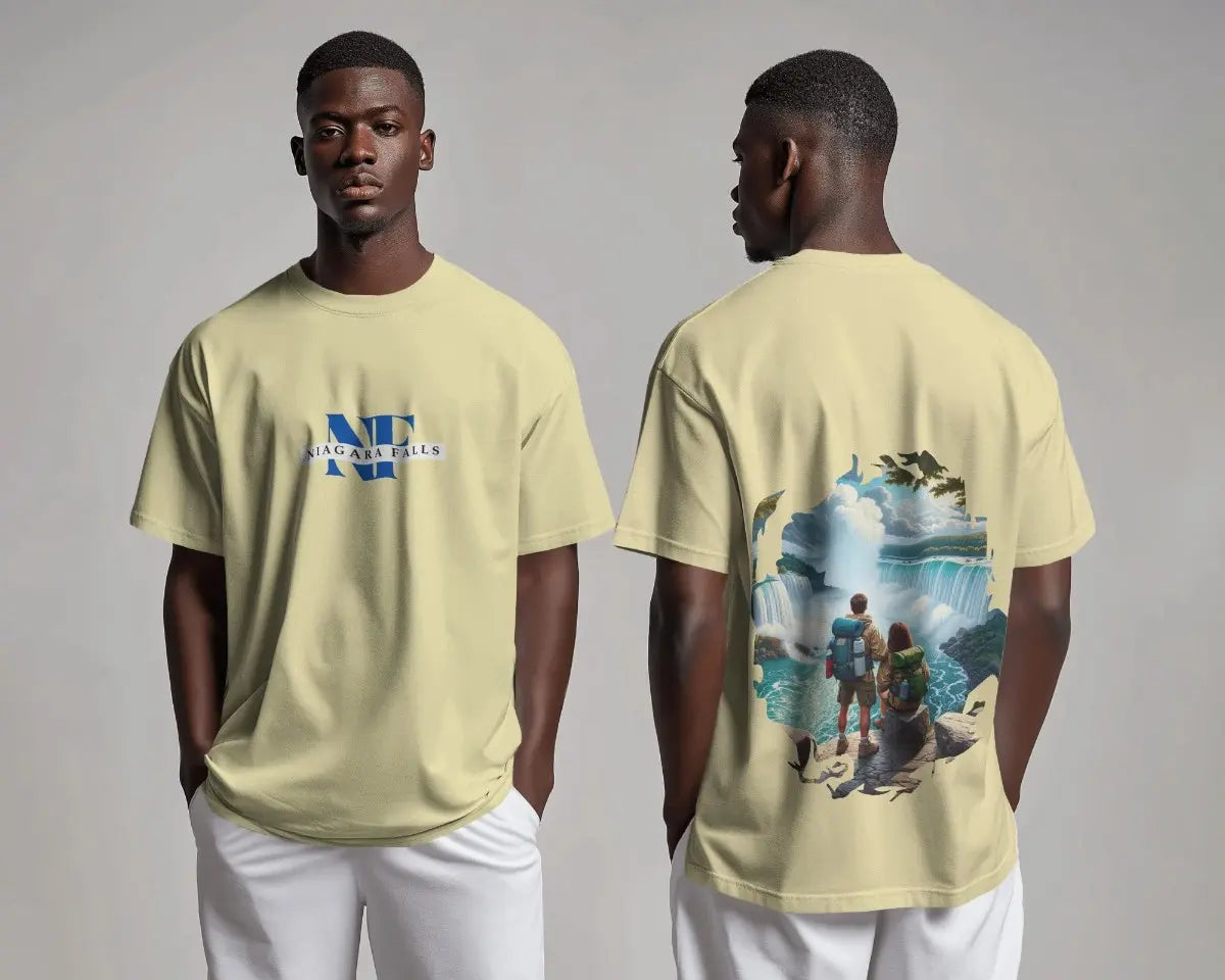 Echoes of the Falls Mens Oversized T-shirt