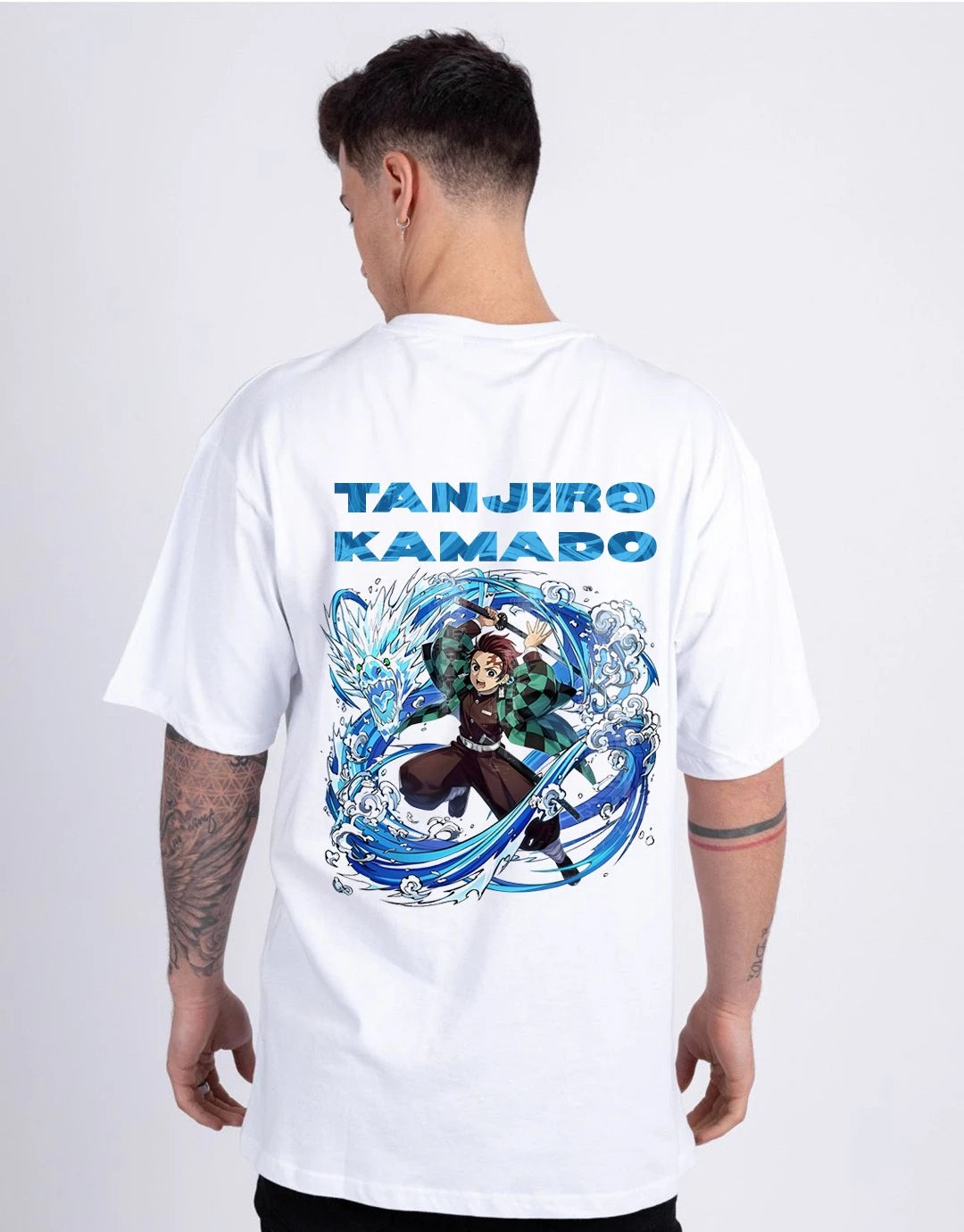 Wave Strike Tanjiro Mens Oversized T-shirt