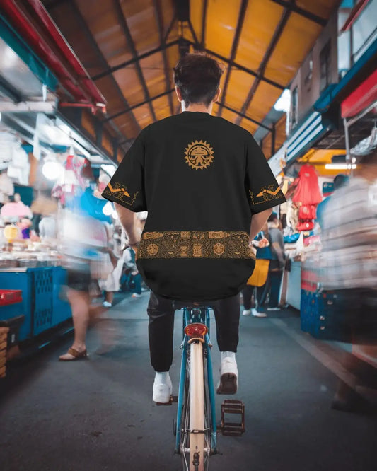 Aztec Sun Mens Oversized T-shirt
