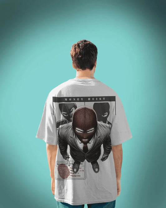 Money Heist Mens Oversized T-shirt