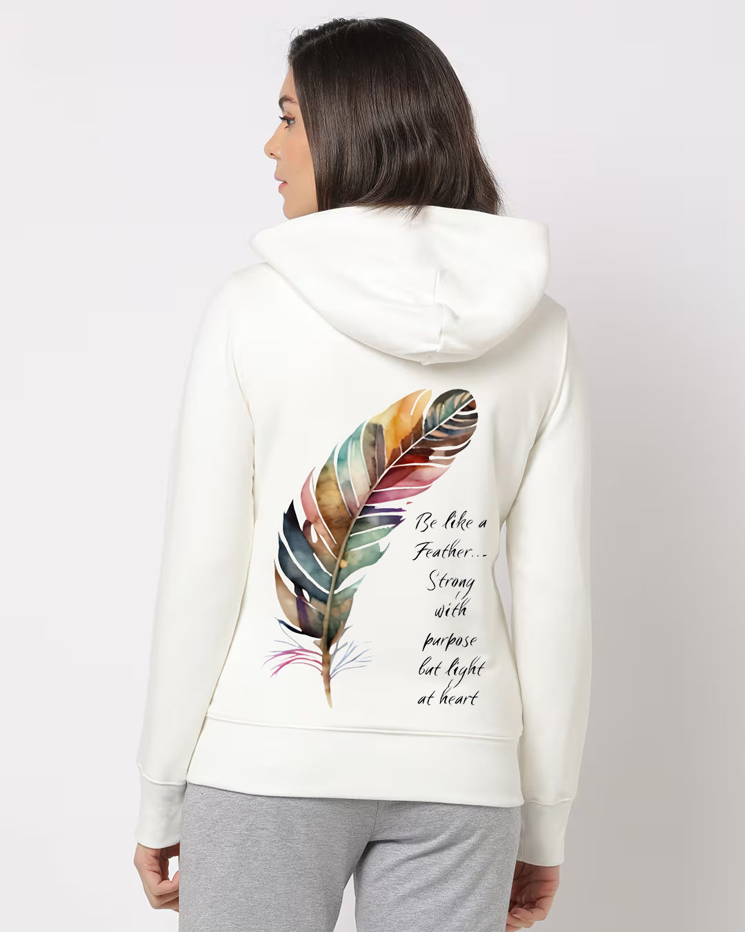Feather Spirit Womens Hoodie