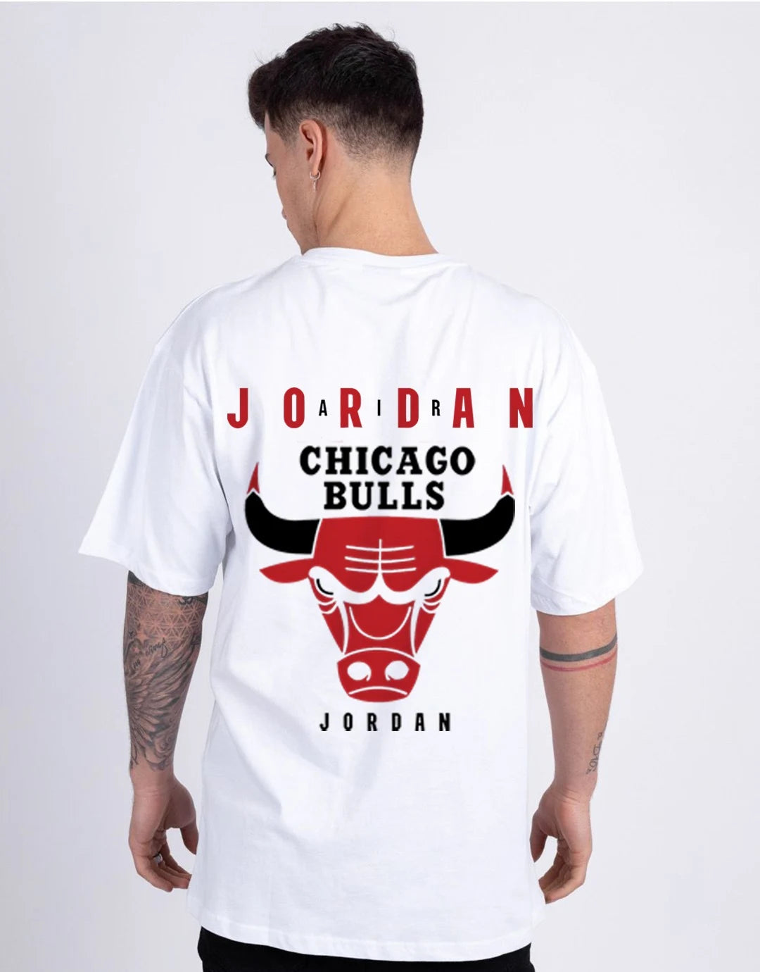 Premium Jordan Bulls Mens Oversized T-shirt