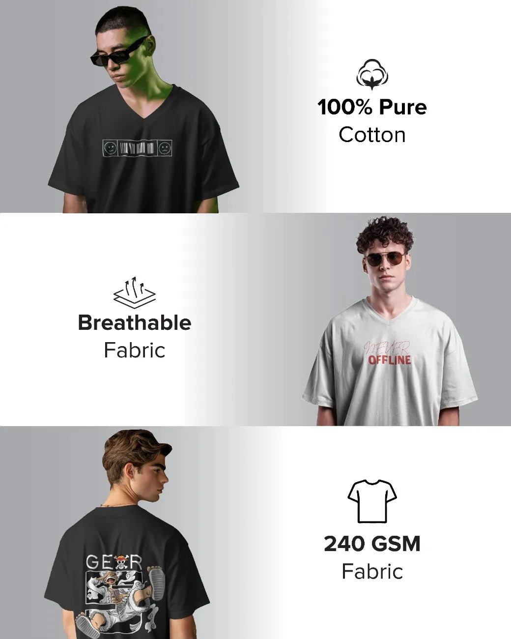 Loyal Streets Mens Oversized T-shirt