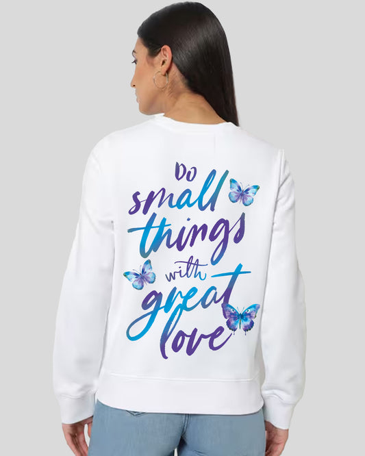 Butterfly Kindness Womens Sweatshirt