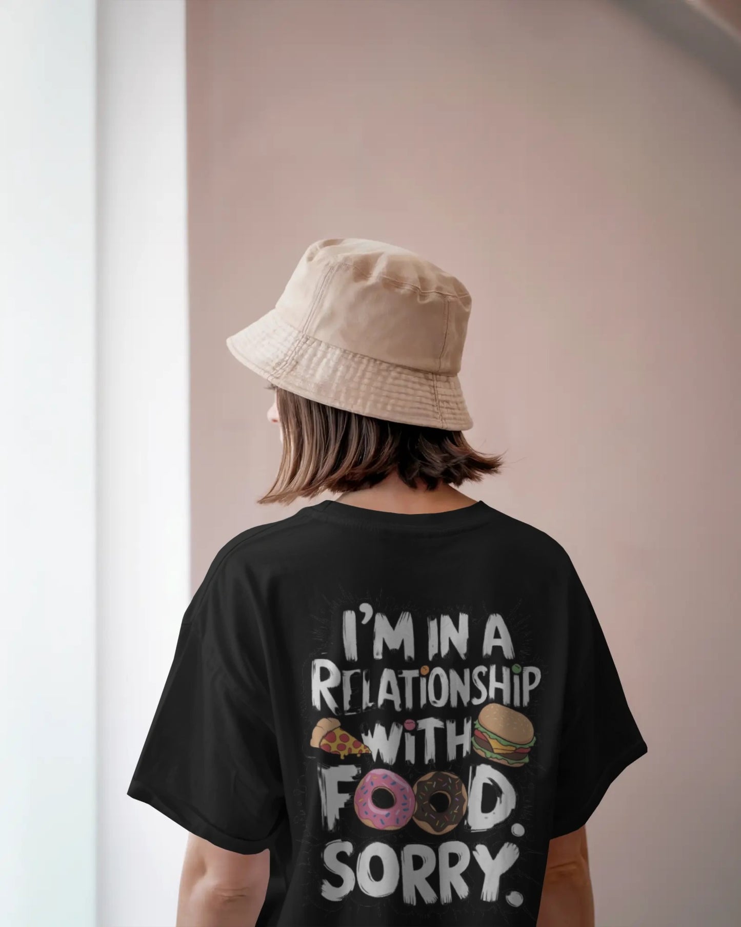 Snack Attack Love Affair Women Oversized T-shirt