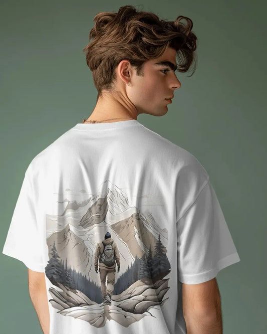 Path to the Adventure Mens Oversized T-shirt