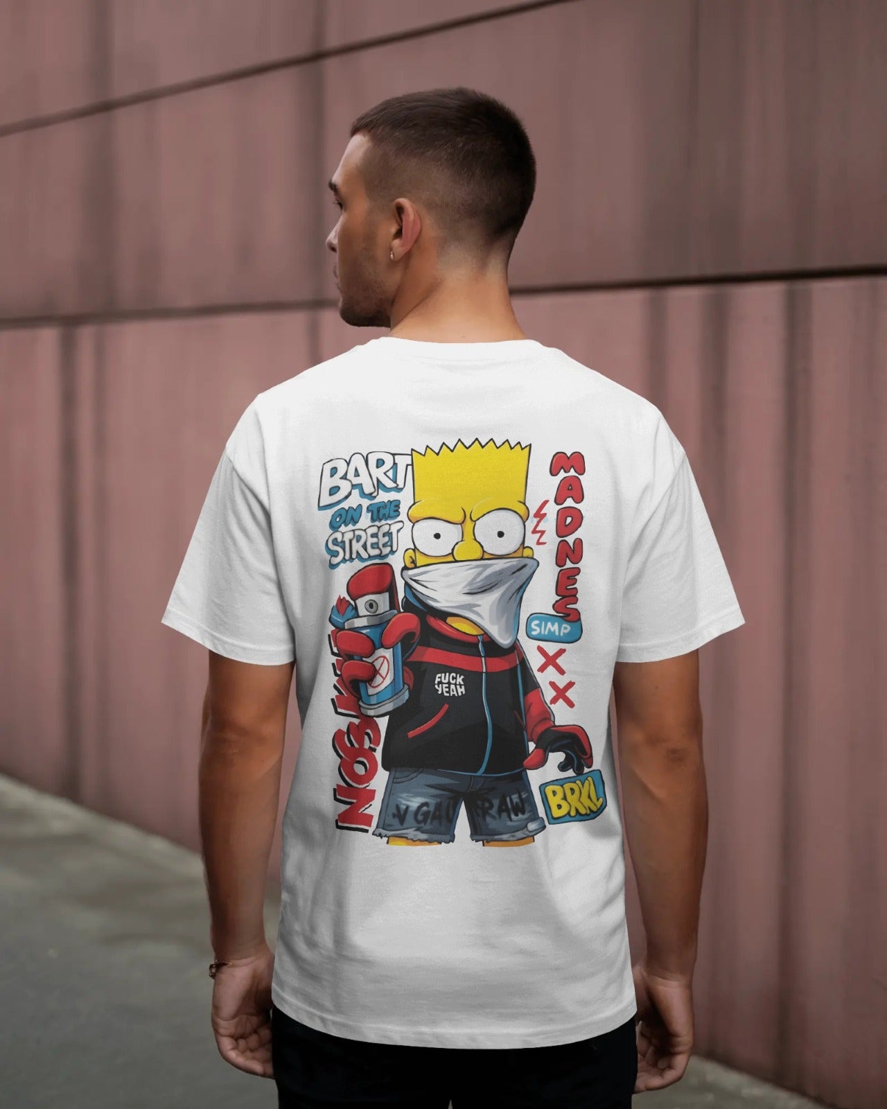 Premium Street Rebel Mens Oversized T-shirt