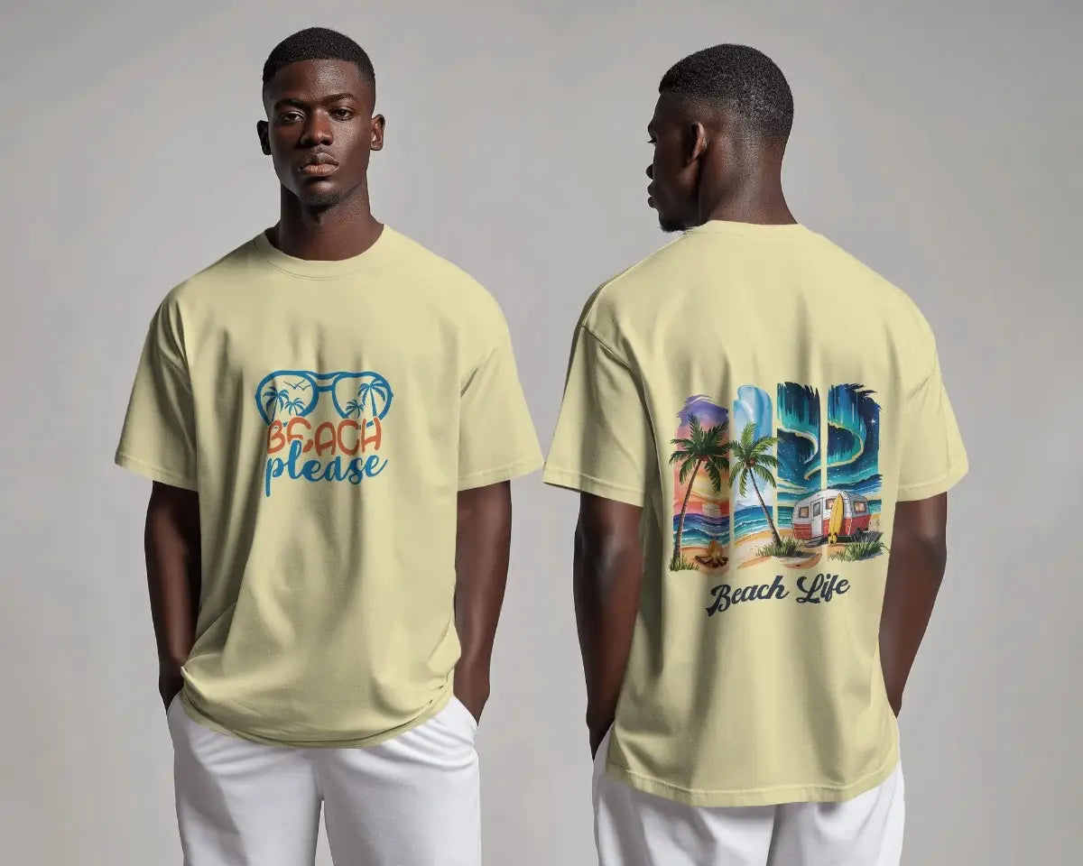 Beach State of Mind Mens Oversized T-shirt