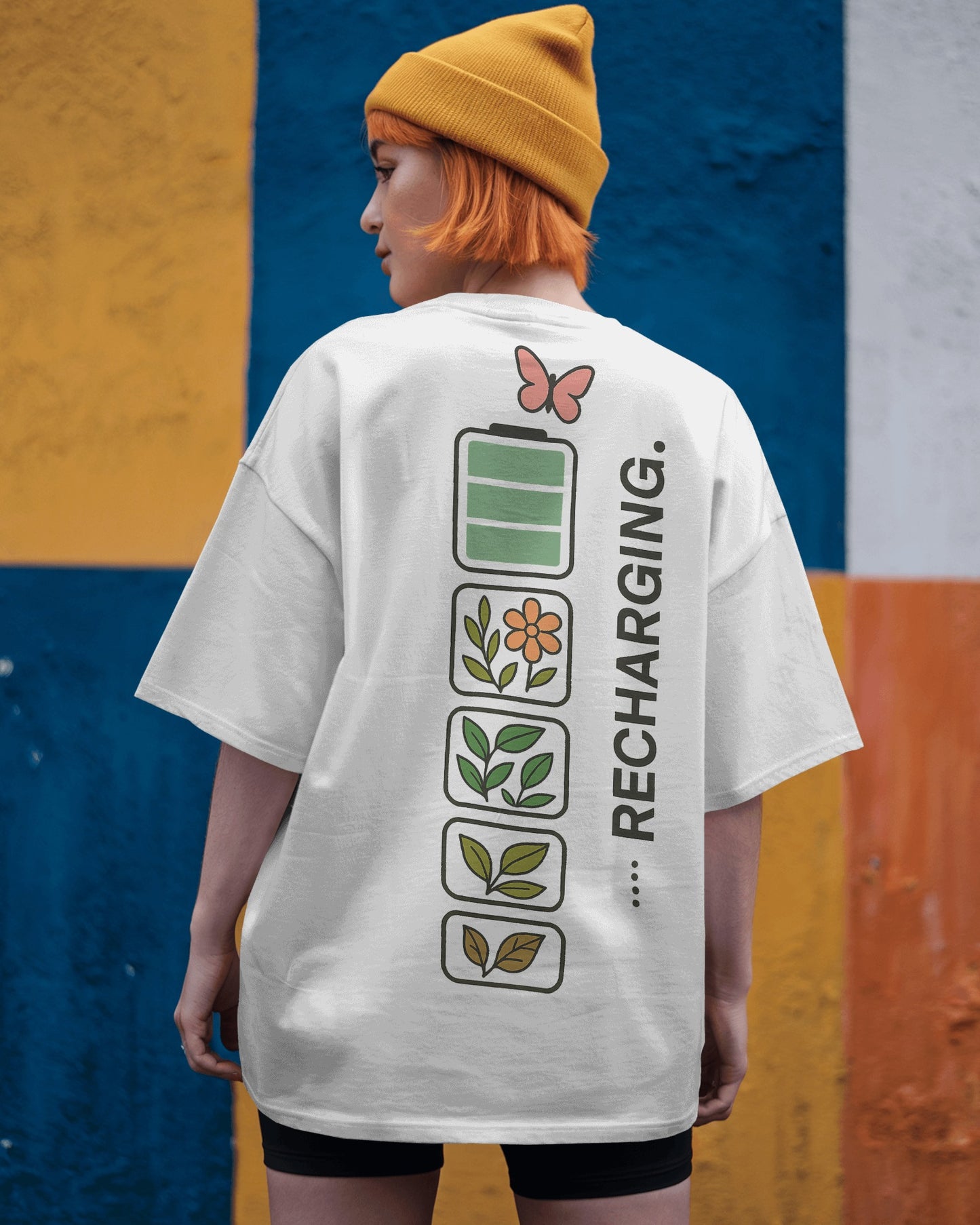 Nature Recharge Women Oversized T-shirt