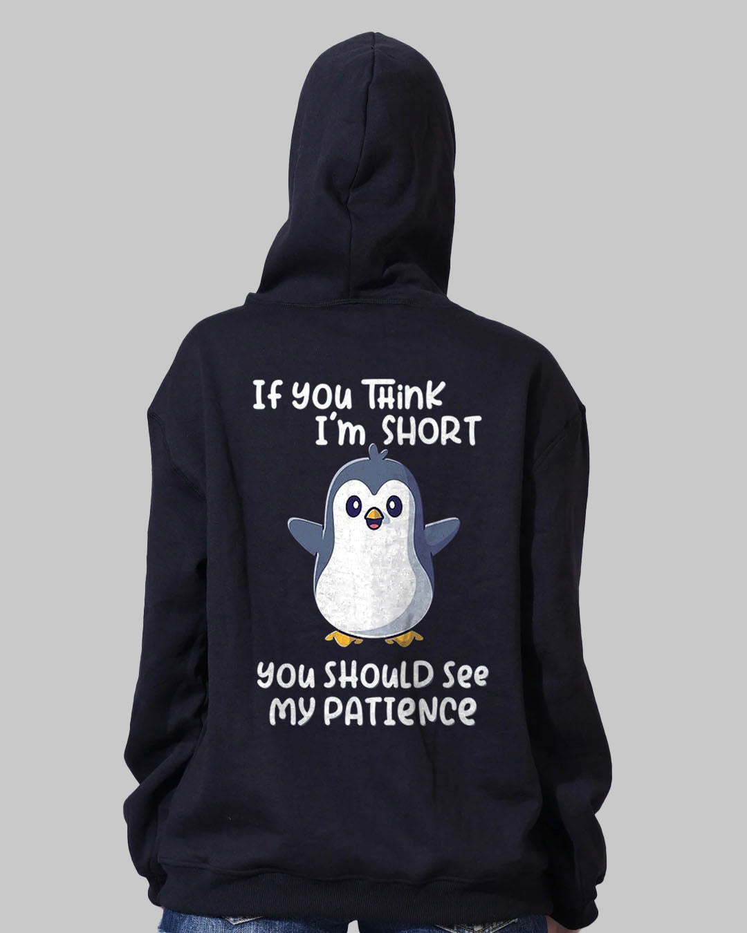 Penguin Attitude Womens Hoodie