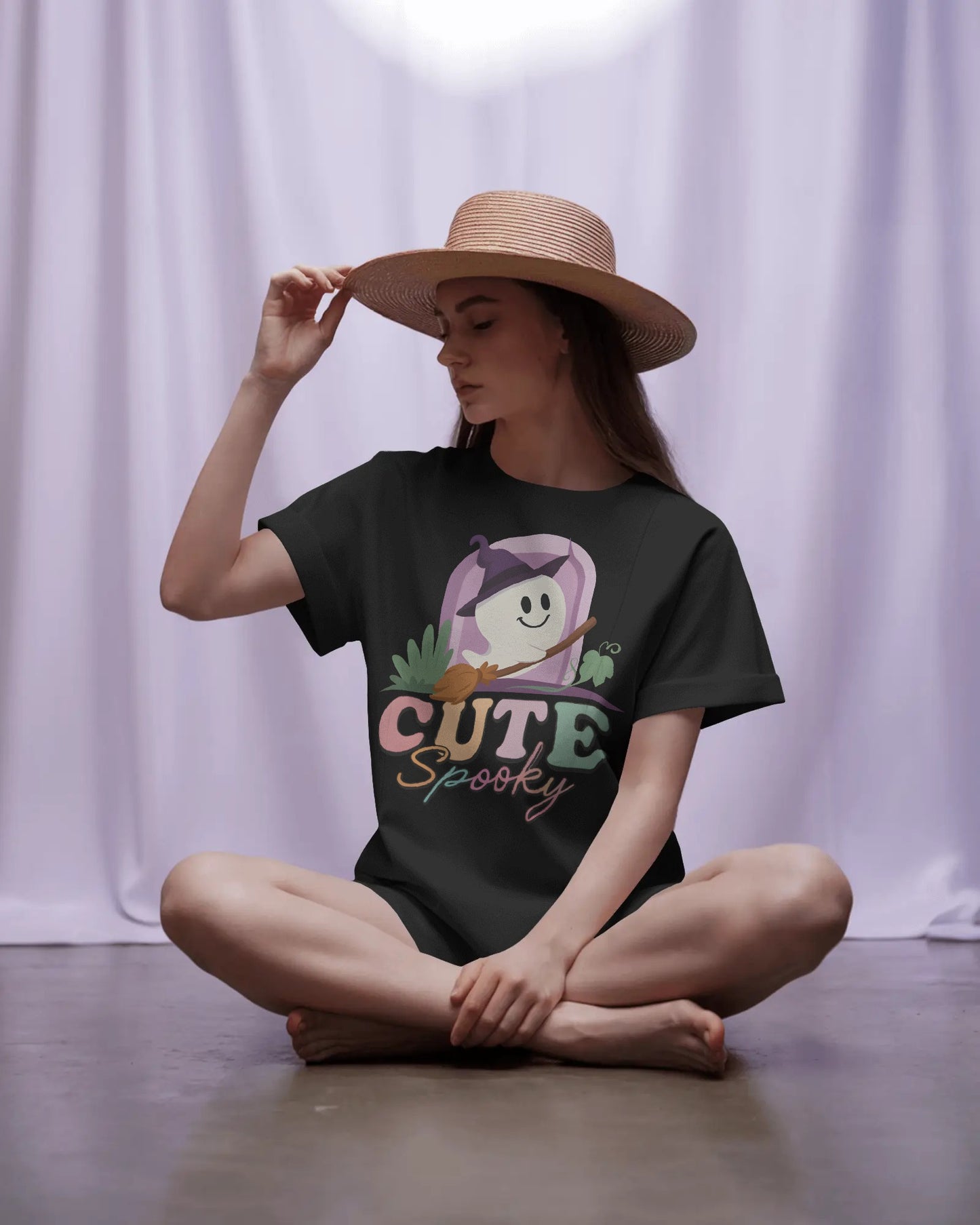 Spooky & Sweet October Oversized T-shirt