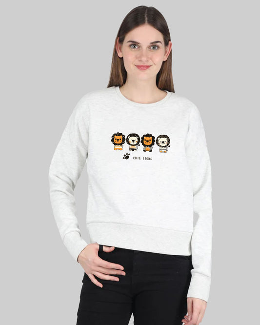 Hello Tiger Womens Sweatshirt