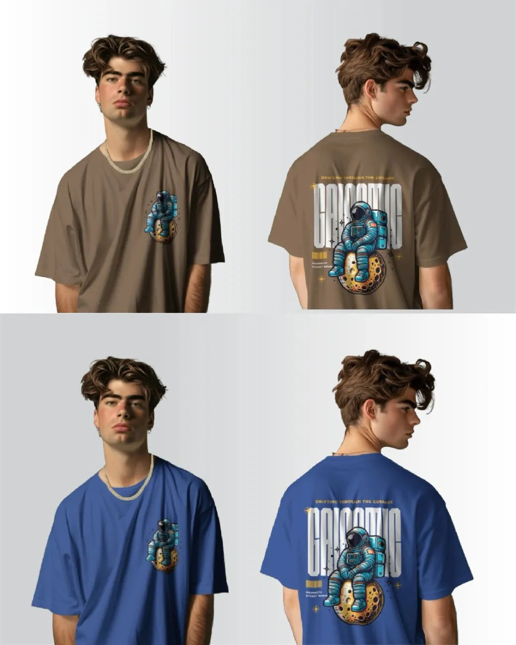 Straight Space Mens Oversized T-shirt