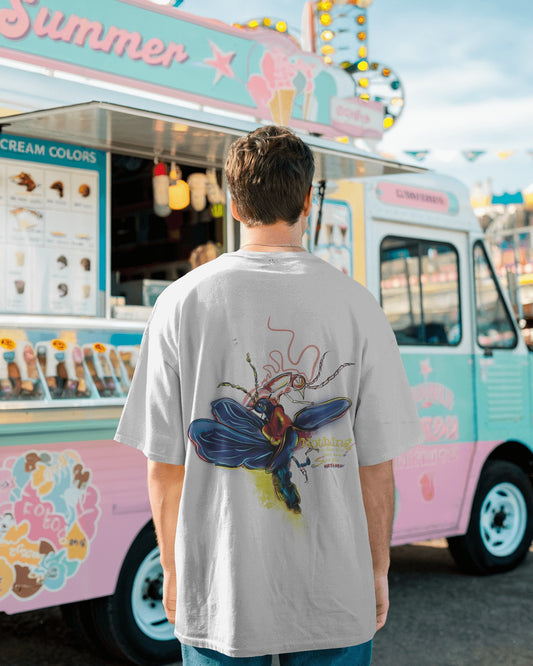 Ethereal Flight Mens Oversized T-shirt