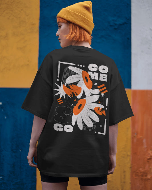 Come & Go Bloom Women Oversized T-shirt