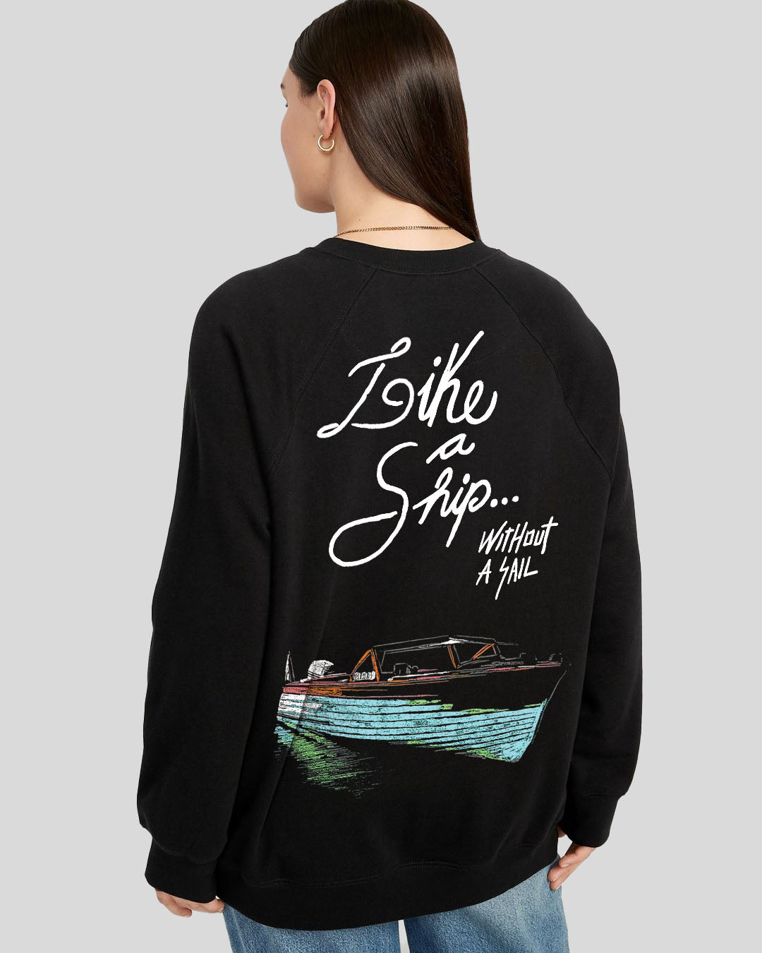 Lost at Sea Womens Sweatshirt
