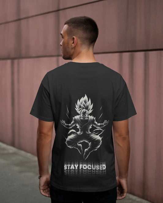 Stay Focus Mens Oversized T-shirt