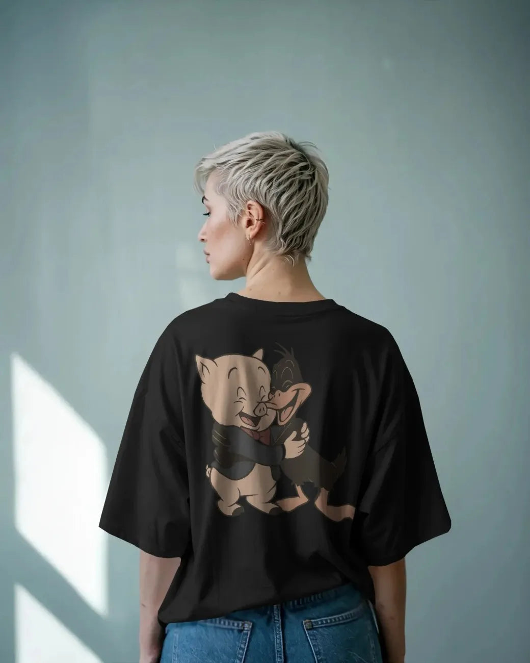 Best Buds Forever Women Oversized T-shirt