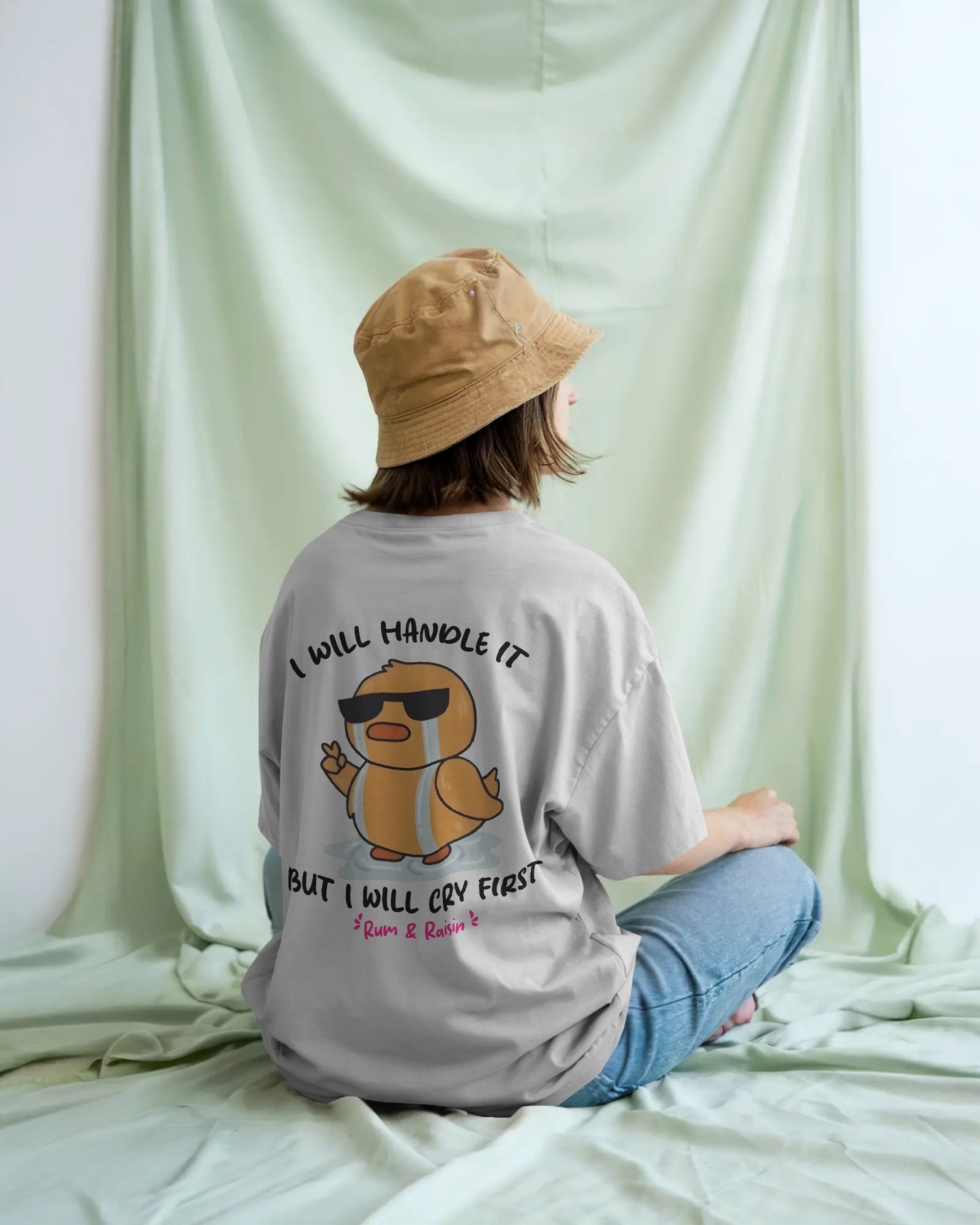 Crying in Style Womens Oversized T-shirt