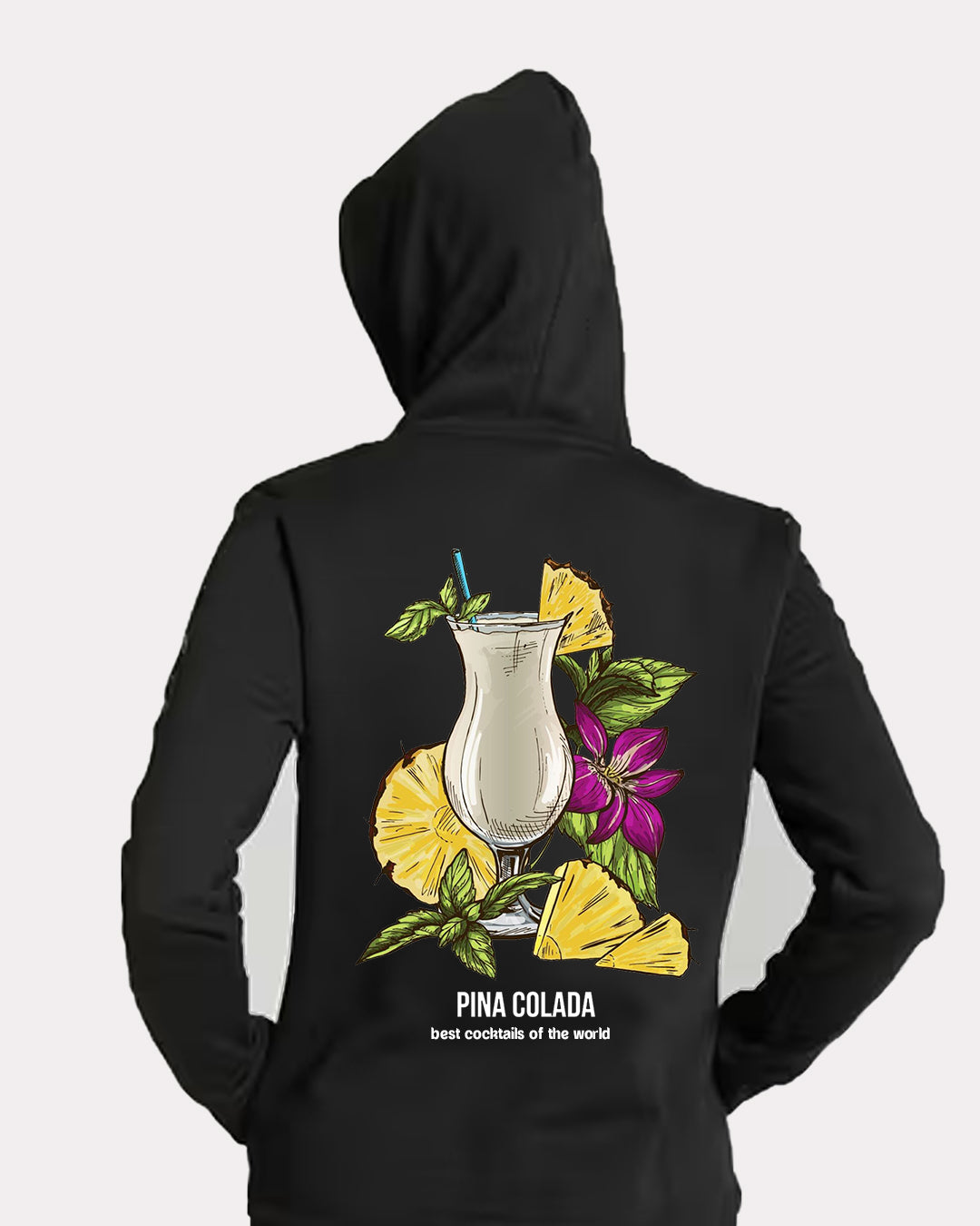 Tropical Piña Womens Hoodie