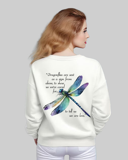 Serenity Dragonfly Womens Sweatshirt