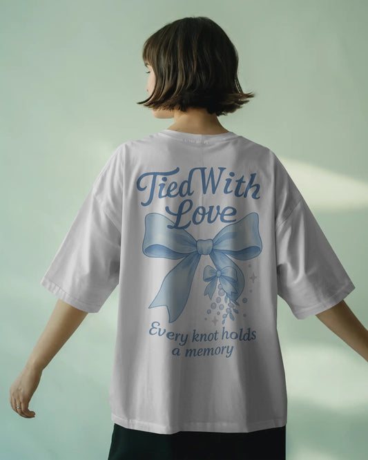 Tied With Love Women Oversized T-shirt