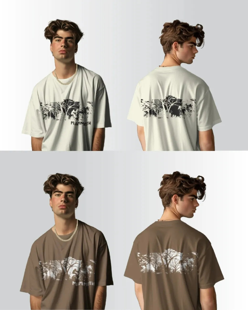 Wild Trail Mens Oversized T-shirt