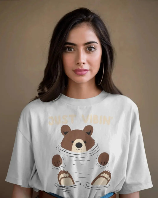 Vibe Mode Women Oversized T-shirt