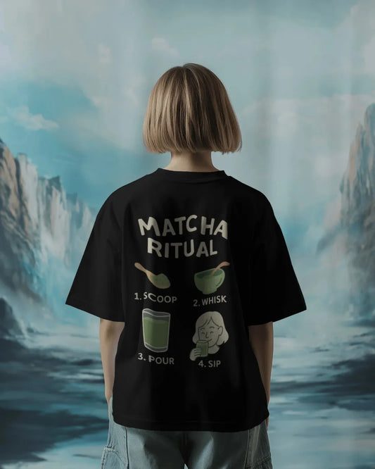Matcha Flow Women Oversized T-shirt