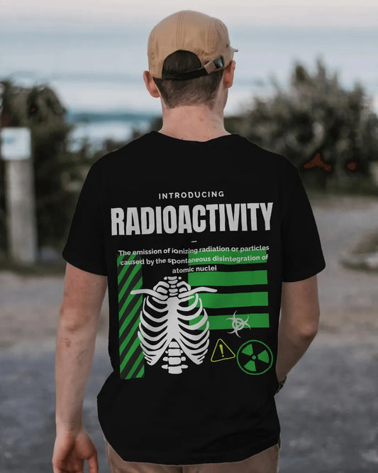 Radioactive Aesthetic Mens Oversized T-shirt