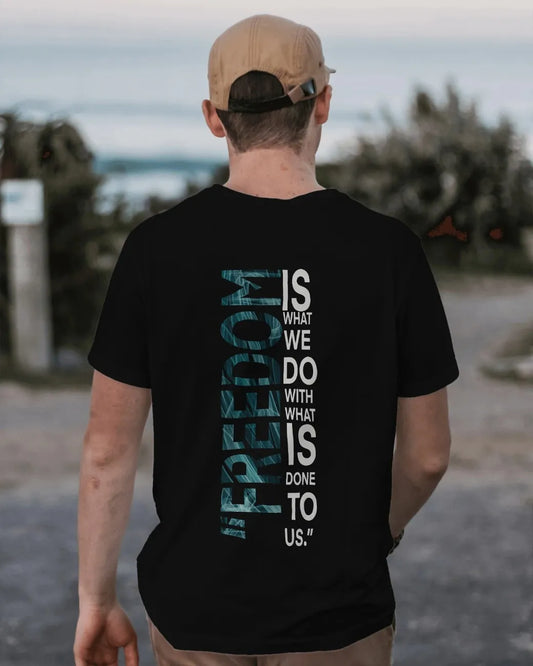 Freedom Statement Mens Oversized T-shirt