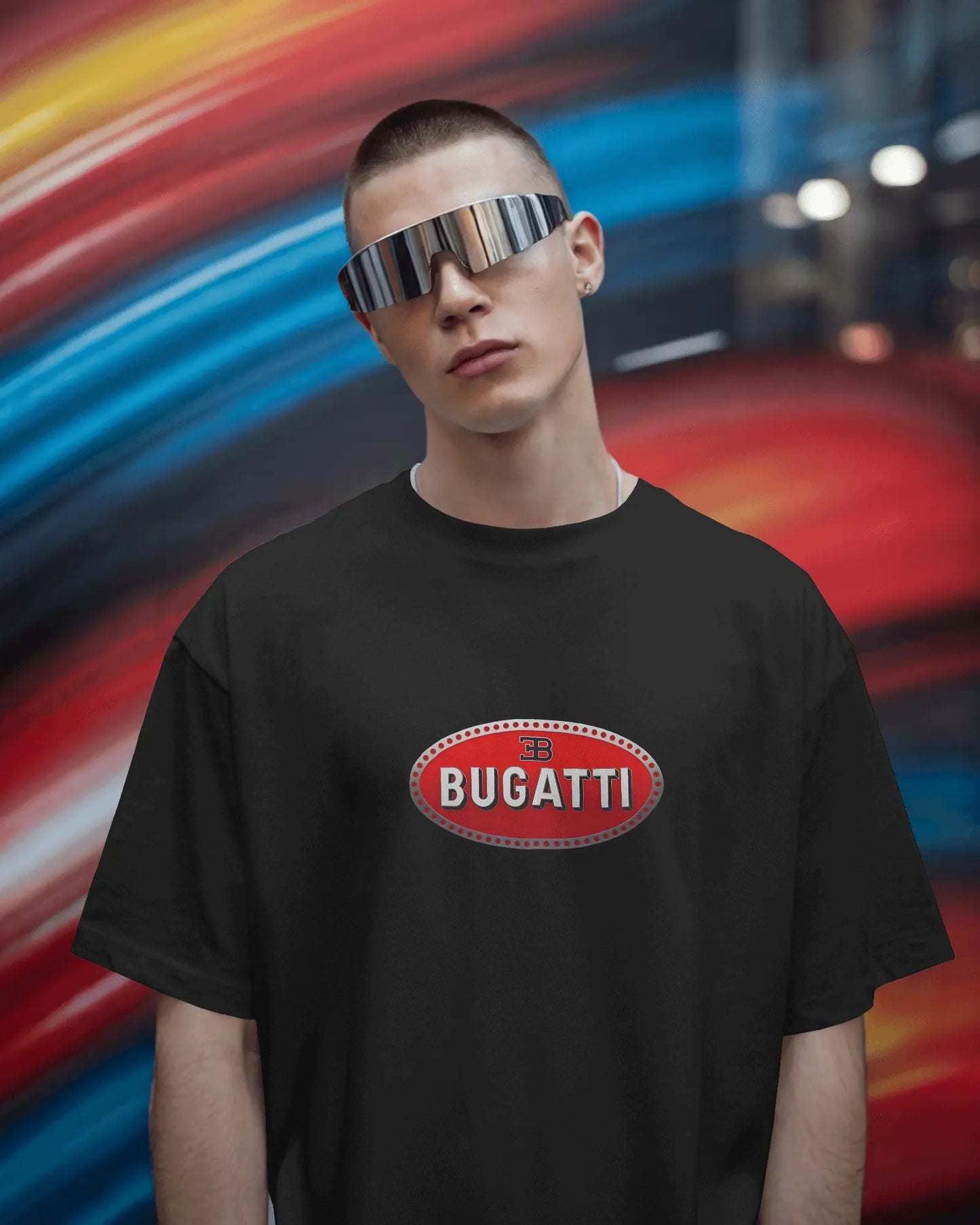Bugatti Veyron Mens Oversized T-shirt