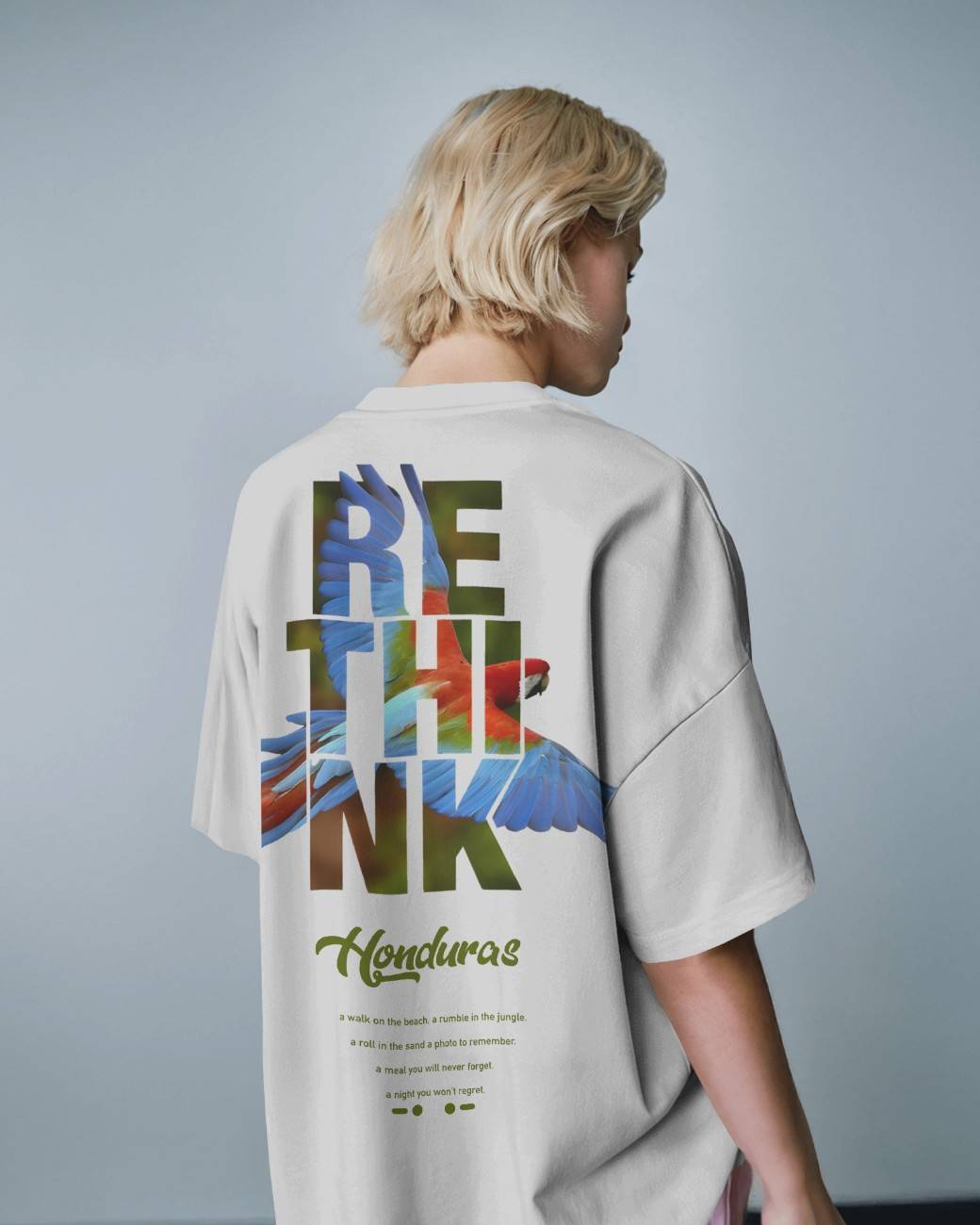 Rethink Nature Mens Oversized T-shirt