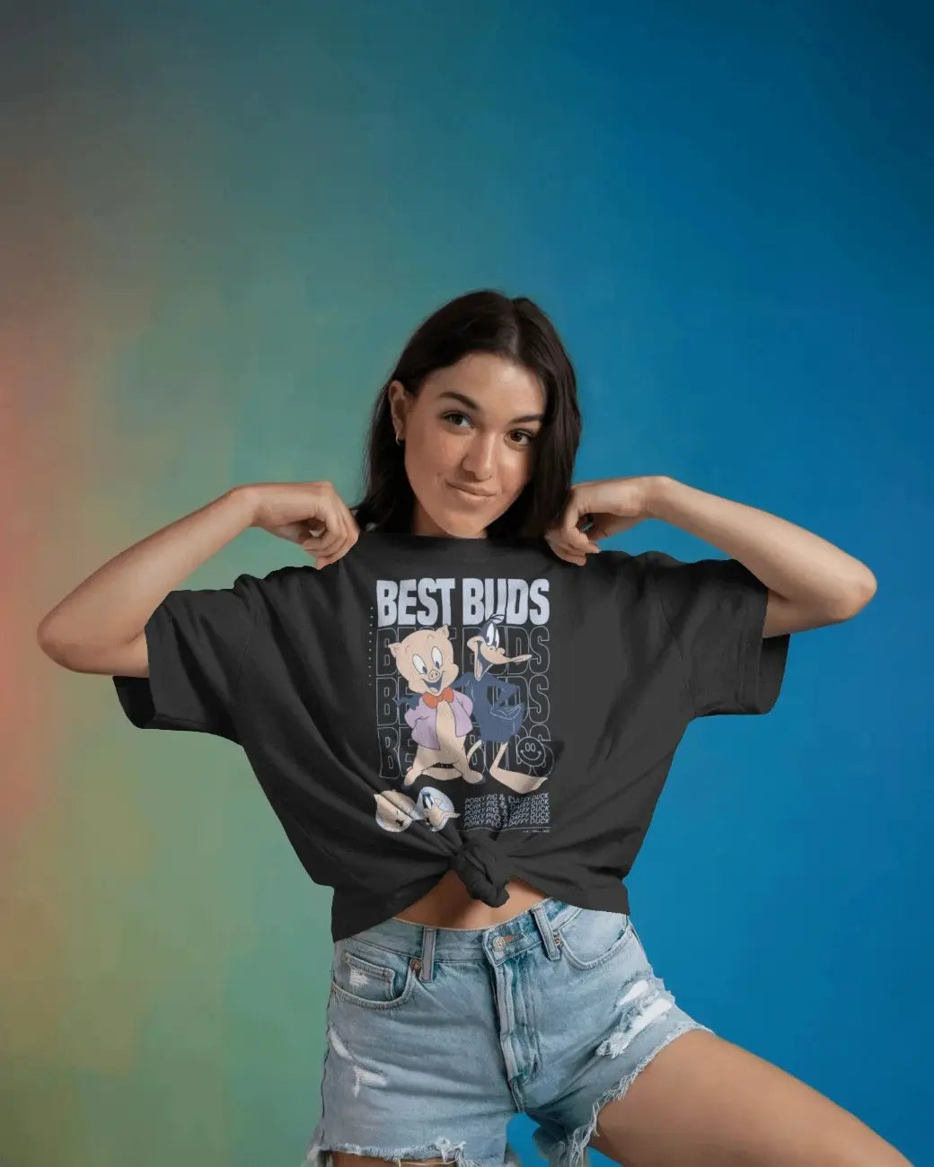 Best Buds Forever Women Oversized T-shirt