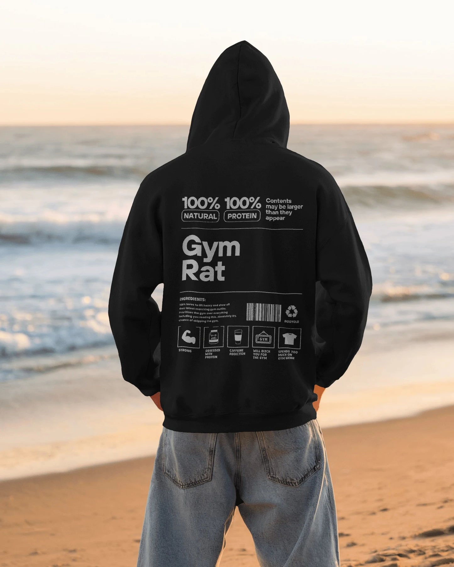 Gym Rat Mode Mens Hoodies