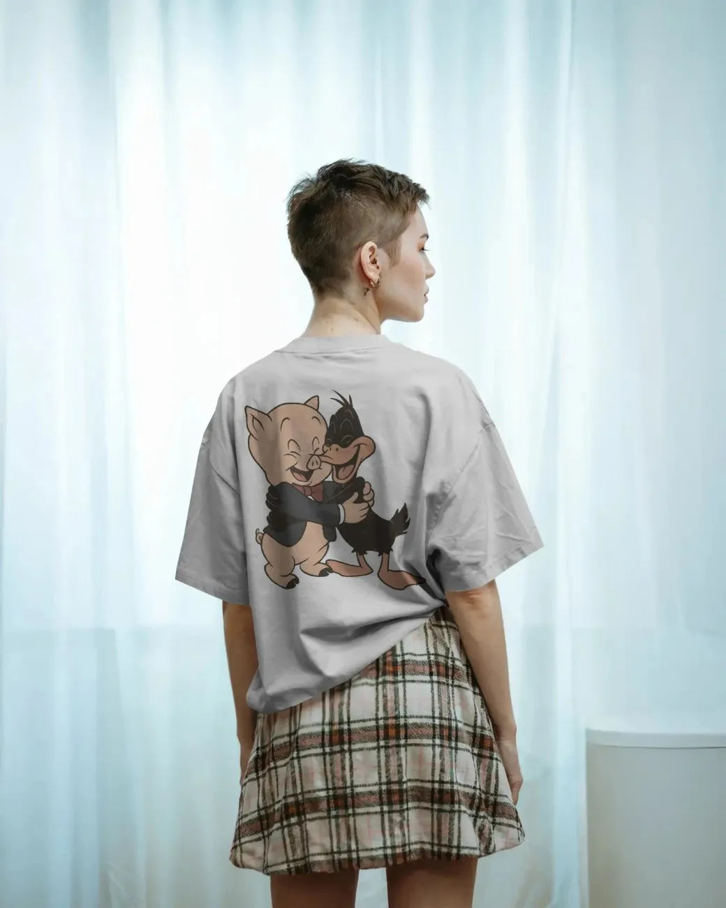 Best Buds Forever Women Oversized T-shirt