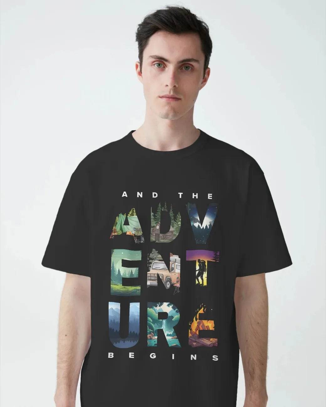 Adventure Seeker Mens Oversized T-shirt