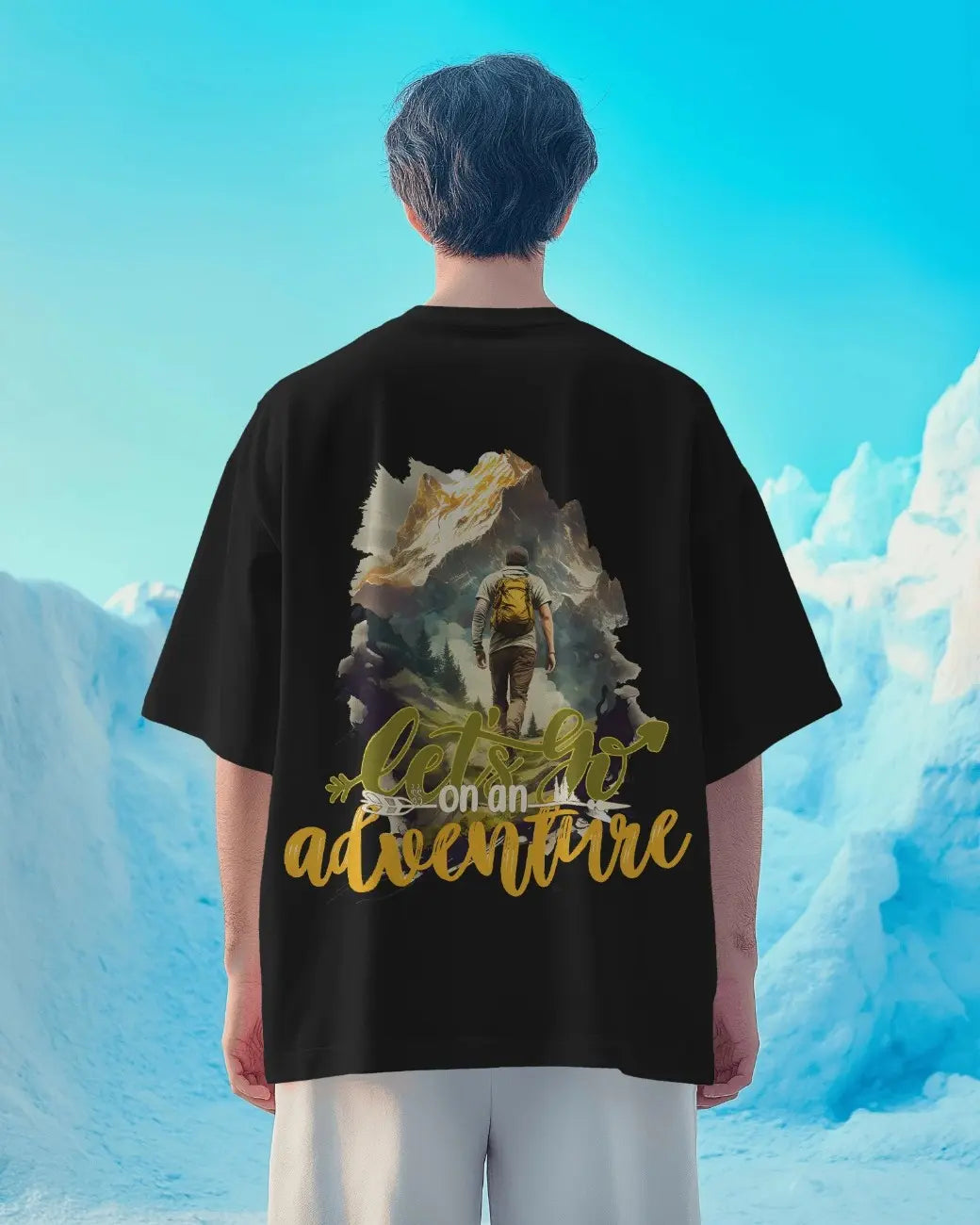 Adventure Seeker Mens Oversized T-shirt