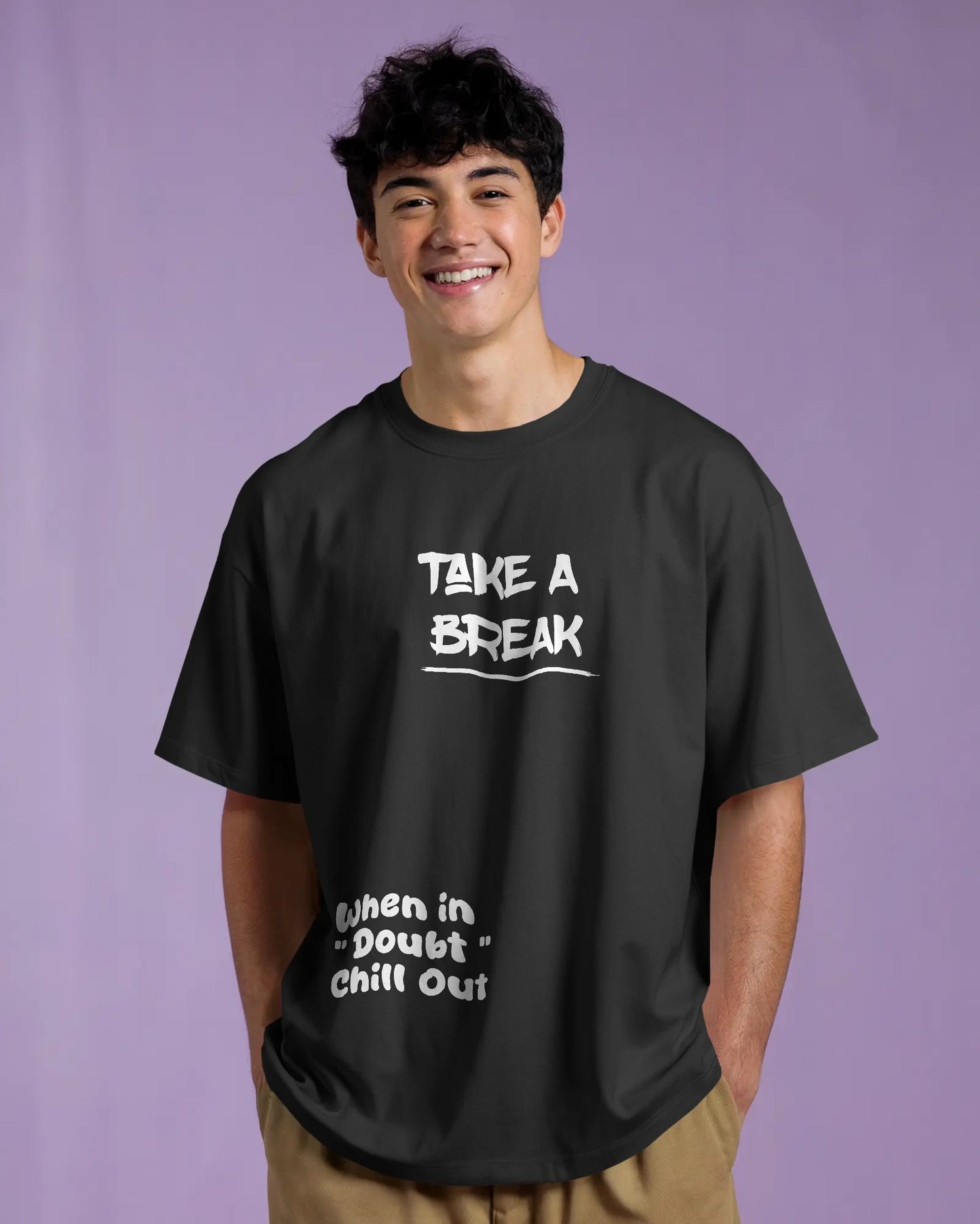 Take a Break Mens Oversized T-shirt