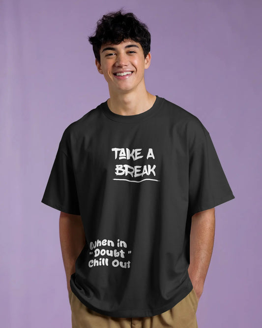 Take a Break Mens Oversized T-shirt