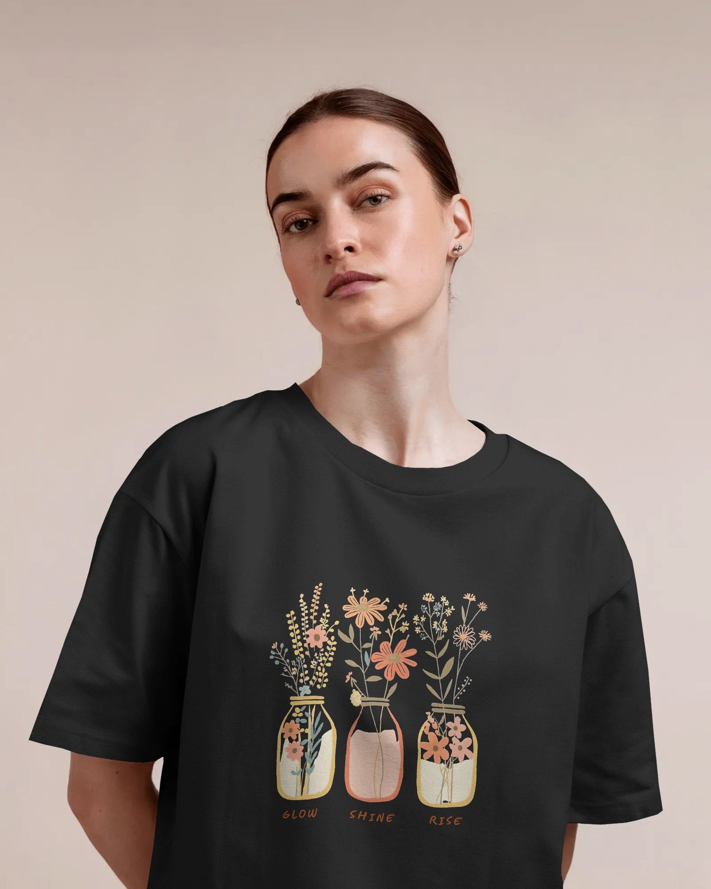 Rise & Radiate Womens Oversized T-shirt