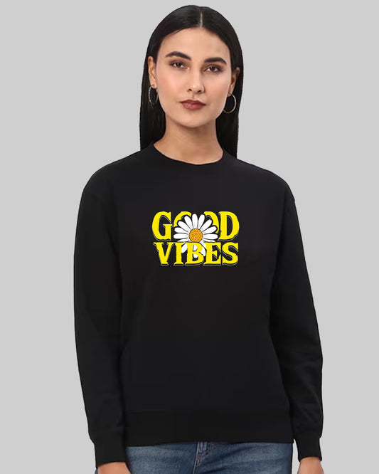 Daisy Vibes Womens Sweatshirt