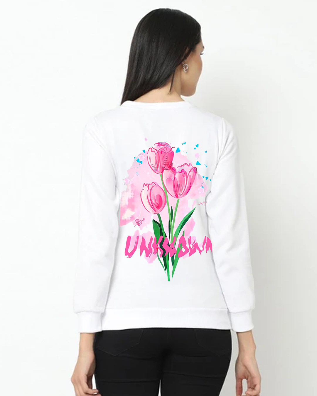 Tulip Bloom Womens Sweatshirt