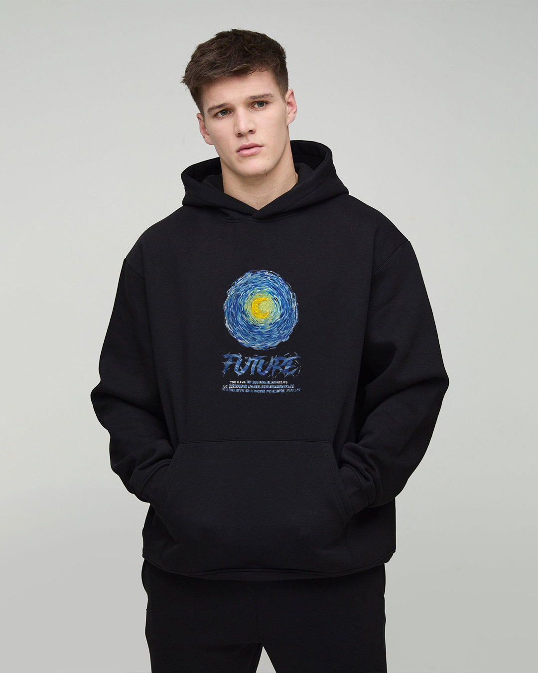 Starry Night Mens Hoodie
